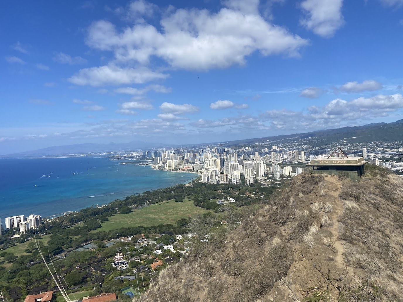 View of Waikīkī from Diamond Head
